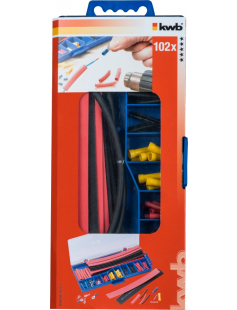KABELSCHOEN EN KRIMPKOUS SET, 102 DELIG KABELSCHOEN EN KRIMPKOUS SET, 102 DELIG