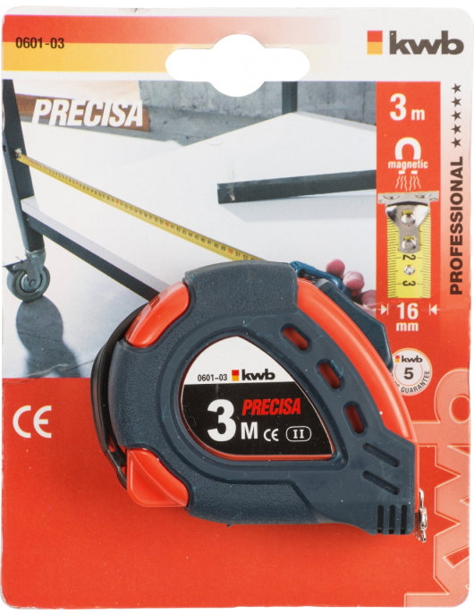 ROLBANDMAAT PRECISA 3 MTR