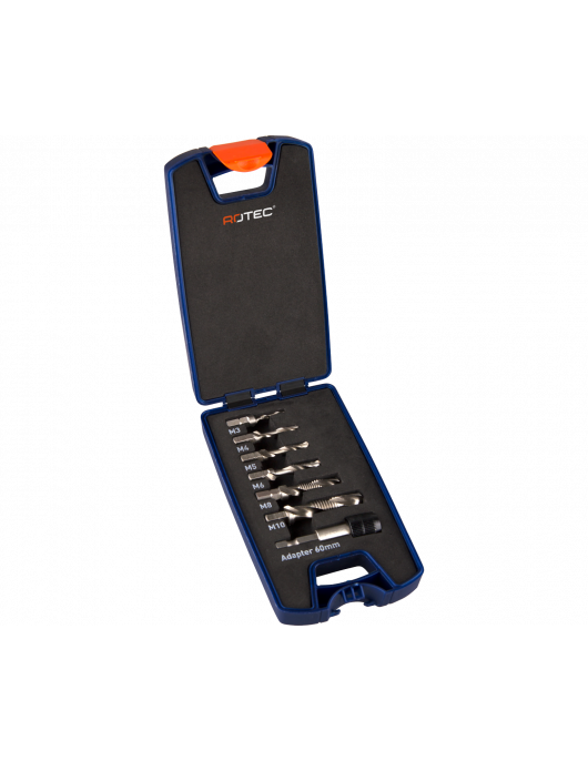 COMBI-BOOR-TAP-BITSET '316', 7-DLG., M3-M10 ABS