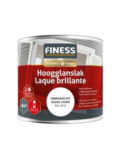 FINESS HOOGGLANSLAK 250 ML 14205 RAL 9010 FINESS HOOGGLANSLAK 250 ML 14205 RAL 9010