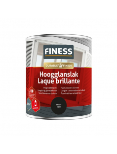 FINESS HOOGGLANSLAK 750 ML 1428 ZWART FINESS HOOGGLANSLAK 750 ML 1428 ZWART