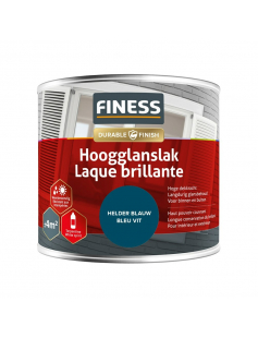 FINESS HOOGGLANSLAK 250 ML 1429 HELDER BLAUW