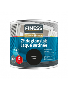 FINESS ZIJDEGLANSLAK 250 ML 1428 ZWART