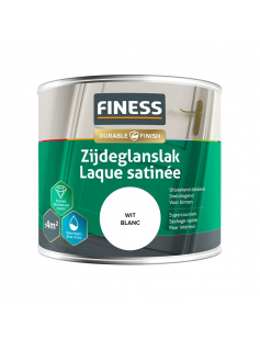 FINESS ZIJDEGLANSLAK WB 250 ML 1410 WIT