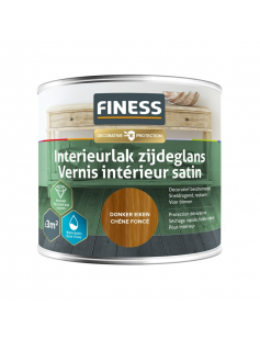 FINESS INTERIEURLAK ZDG 250 ML 4681 DONKER EIKEN