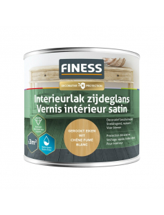 FINESS INTERIEURLAK ZDG 250 ML 4691 GER. EIKEN WIT
