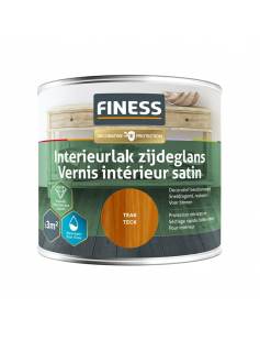FINESS INTERIEURLAK ZDG 250 ML 4684 TEAK