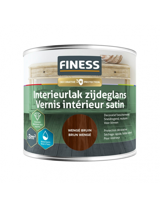 FINESS INTERIEURLAK ZDG 250 ML 4680 WENGÉ