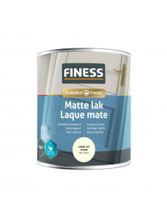 FINESS MATTE LAK WB 750 ML 14204 CREME WIT