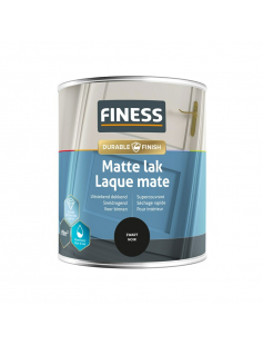 FINESS MATTE LAK WB 750 ML 1428 ZWART