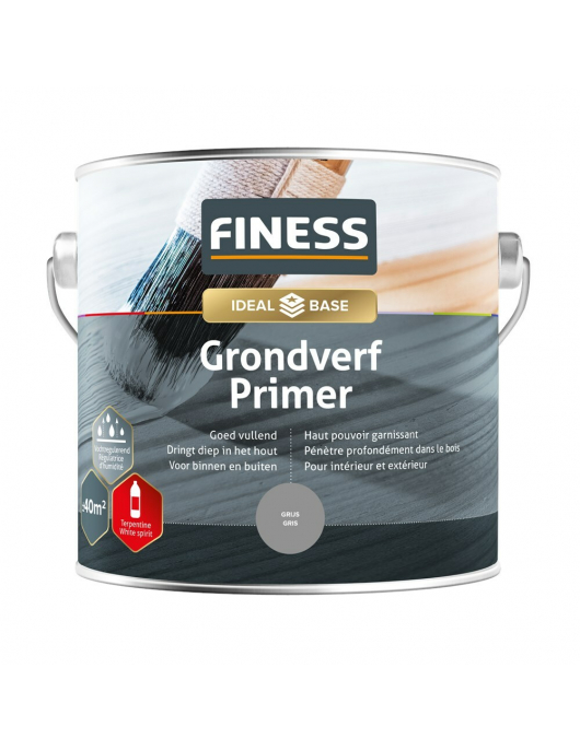 FINESS GRONDVERF GRIJS 2,5 LTR