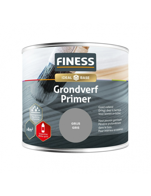 FINESS GRONDVERF GRIJS 250 ML