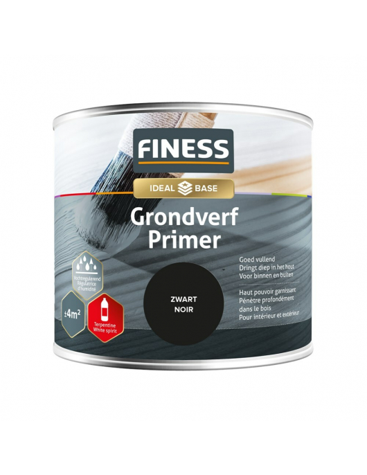 FINESS GRONDVERF ZWART 250 ML
