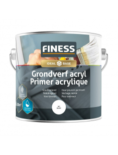 FINESS GRONDVERF ACRYL 2,5 LTR WIT