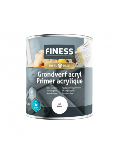 FINESS GRONDVERF ACRYL 750 ML WIT