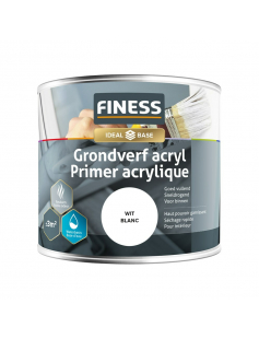FINESS GRONDVERF ACRYL 250 ML WIT