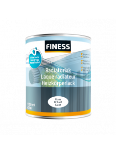 FINESS RADIATORLAK ACRYL 750ML 14205 RAL 9010