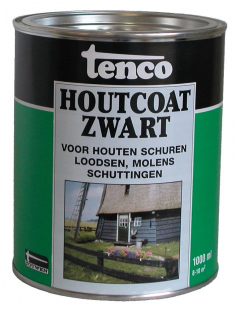 TENCO HOUTCOAT ZWART 1 TENCO HOUTCOAT ZWART 1