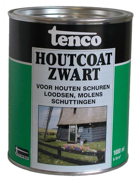 TENCO HOUTCOAT ZWART 1