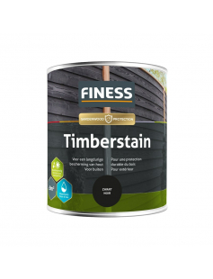 FINESS TIMBERSTAIN 750 ML ZWART (RAL 9005) FINESS TIMBERSTAIN 750 ML ZWART (RAL 9005)