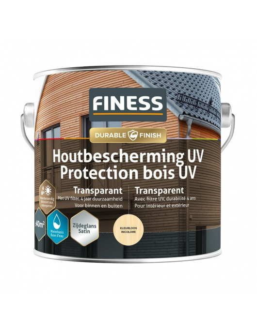 FINESS HOUTBESCH. UV TR 2,5 L ACRYL 1409 KLEURLOOS