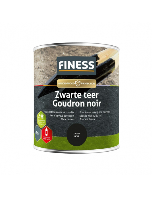 FINESS ZWARTE TEER 750 ML