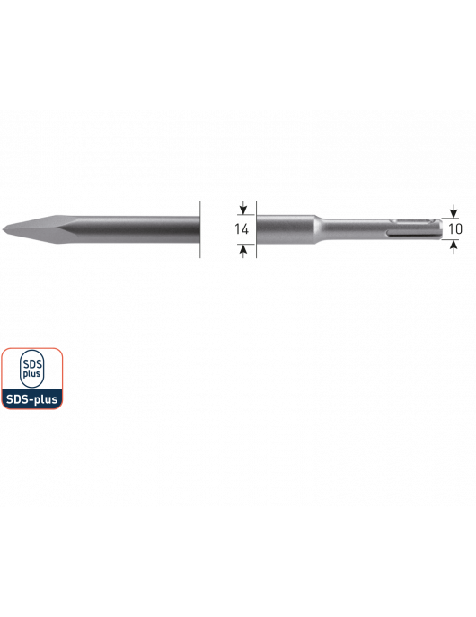 SDS-PLUS PUNTBEITEL L=250