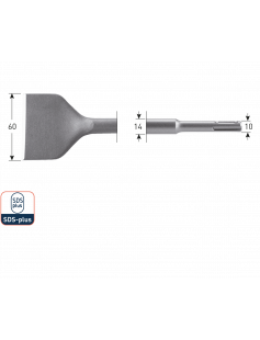 SDS-PLUS SPADEBEITEL, 60X250 SDS-PLUS SPADEBEITEL, 60X250