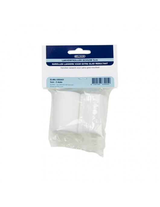 ELMA LAKROL SCHUIM EF 5 CM BLISTER 2 STUKS