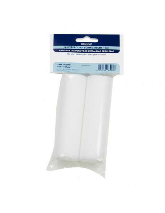 ELMA LAKROL SCHUIM EF 10 CM BLISTER 2 STUKS