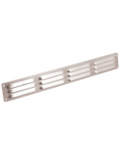 NEDCO SCHOEPENROOSTER, ALU, OMGEZET RAND, 500 X 65 MM, ALU