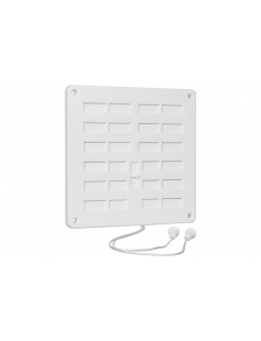 AFSLUITBAAR VENTILATIEROOSTER 160X160MM WIT AFSLUITBAAR VENTILATIEROOSTER 160X160MM WIT