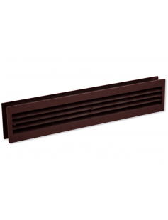 DEURVENTILATIEROOSTER KUNSTSTOF 455X90MM BRUIN DEURVENTILATIEROOSTER KUNSTSTOF 455X90MM BRUIN