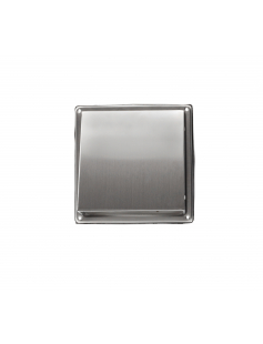 RVS GEVELROOSTER MET TERUGSLAGKLEP Ø150MM RVS GEVELROOSTER MET TERUGSLAGKLEP Ø150MM