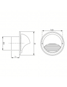BOLROOSTER RVS ? 125 MM