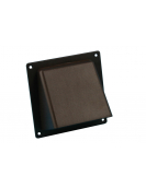 UNIVERSELE GEVELKLEP ø100/125/110X54MM BRUIN