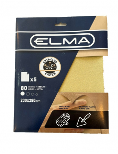 ELMA SCHUURVEL P80 PAKJE 5 VEL ELMA SCHUURVEL P80 PAKJE 5 VEL