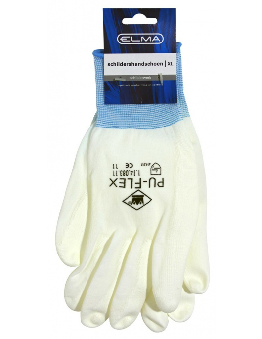 ELMA SCHILDERHANDSCHOEN NYLON, MAAT XL