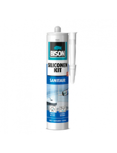 BISON SILICONENKIT WIT KOKER 300 ML NL BISON SILICONENKIT WIT KOKER 300 ML NL