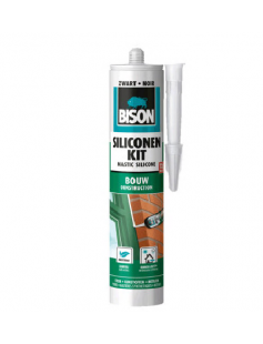 BISON SILICONENKIT BOUW ZWART KOKER 300 ML NL/FR BISON SILICONENKIT BOUW ZWART KOKER 300 ML NL/FR