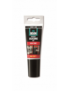 BISON SILICONENKIT HIGH TEMP ZWART TUBE 60 ML NL/FR BISON SILICONENKIT HIGH TEMP ZWART TUBE 60 ML NL/FR