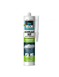 BISON ACRYLAATKIT REGENVAST WIT KOKER 300 ML NL/FR BISON ACRYLAATKIT REGENVAST WIT KOKER 300 ML NL/FR