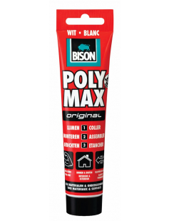 BISON POLY MAX® ORIGINAL WIT HANGTUBE 165 G NL/FR BISON POLY MAX® ORIGINAL WIT HANGTUBE 165 G NL/FR