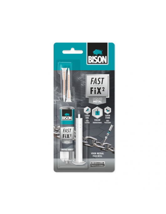 BISON FAST FIX² VLOEIBAAR METAAL KAART 10 GR NL/FR