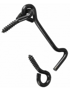 WINDHAAK L=80MM ZWART + LOS OOG