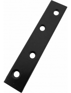 VERBINDINGSPLAAT 100 MM ZWART