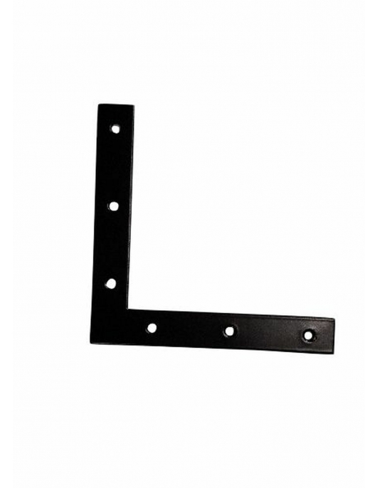 RAAMHOEK 120X120MM ZWART