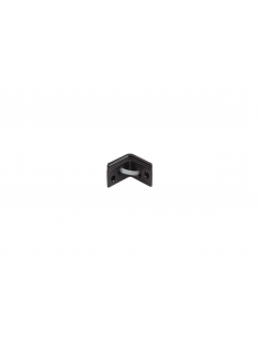 STOELHOEK 25MM ZWART