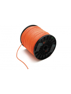 PPD.040.ORA-D / TOUW GESLAGEN PP 04MM ORANJE ROL 120 MTR