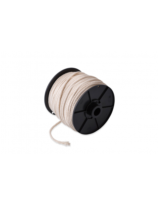KTK.040.WIT-C / KATOENKOORD 04MM NATUREL ROL 80 MTR